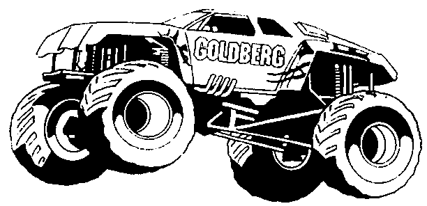 Kids-n-fun.com | 8 coloring pages of Monster Trucks